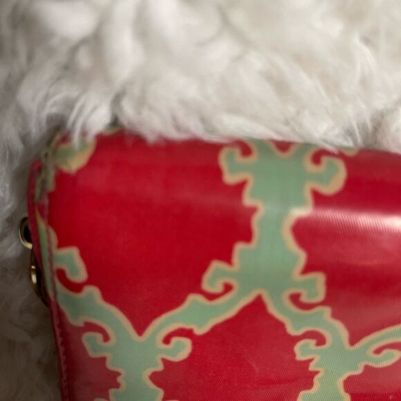 Kate Spade Neda Daycation Wallet Coral Red Turquoise Blue. - Picture 9 of 9